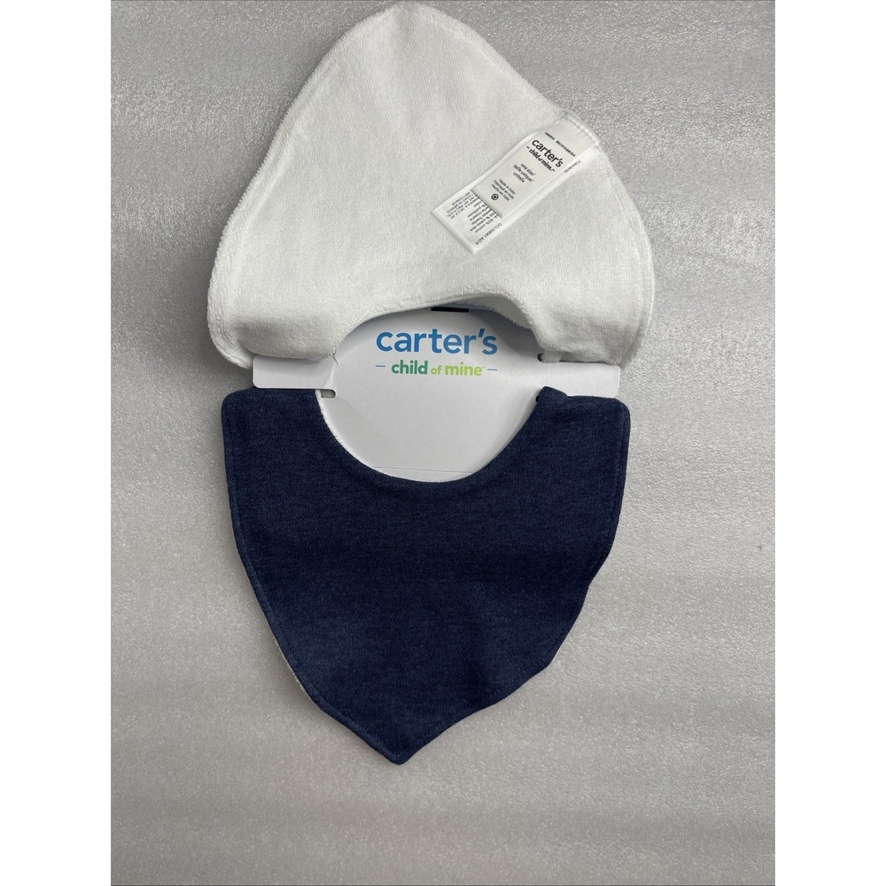 Carter's Child of Mine Baby Bandana Bibs Dinosaur 3-Pack‎ One Size Snap Closure - Picture 7 of 11
